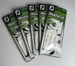 Guantes de golf Footjoy WeatherSof - Pequeños para mujer - Lote de 5 - Para diestros - Imagen 1 de 2