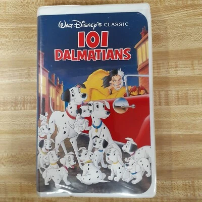 101 Dalmatians VHS Disney Black Diamond Animated Classic Spring Lead 1992 Clam - Image 1 of 4