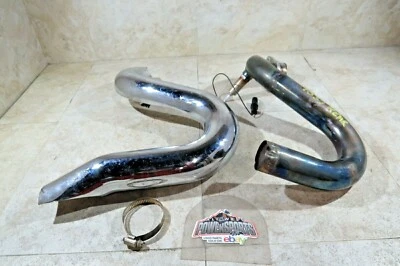 2012 VICTORY VEGAS 8-BALL,  EXHAUST HEAD PIPE WITH SHIELD AND SENSOR (OPS7037) - Image 1 of 4