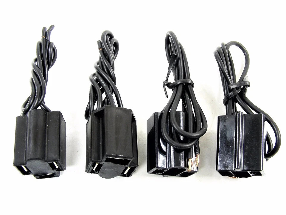 AMC Headlight Wiring Sockets- For Low & High Sealed Beam Bulbs- 4pcs (2ea)- #044 - Image 1 of 4