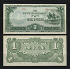 OCEANIA 1 Pound 1942, P-4a, Japanese Government, JIM, Original UNC & Scarce