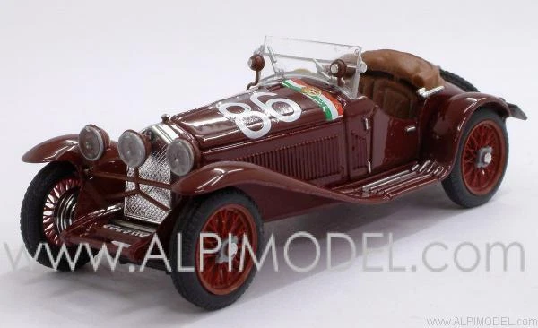 Brumm ALFA ROMEO 1750 GS N.86 2nd Mille Miglia 1931 Campari-marinoni 1 43