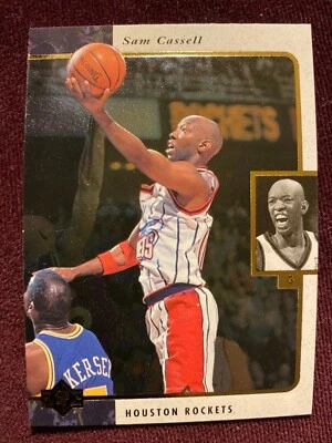 1995-96 UD SP #49 Rockets Sam Cassell Basketball Card - Image 1 of 2
