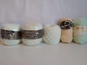 PRICE REDUCED 190g 3 Milford 4 Ply Cotton 2 Patons 4 ply Bri-Nylon,Wool Yarn Aus - Picture 1 of 10