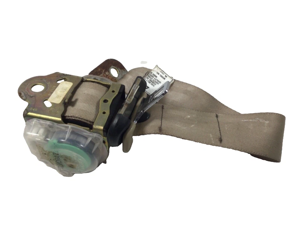 Mazda 626 2000-2002 cinturón de seguridad lateral derecho pasajero retractor beige OEM Foto 1 de 4