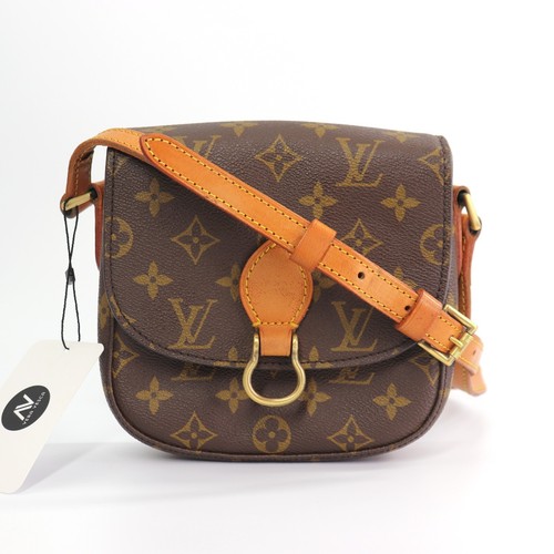 LOUIS VUITTON（LV） Borsa a tracolla Louis Vuitton PM Saint Cloud Monogram marrone autentica