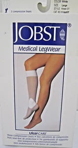 Jobst Ulcer Care Knee 3 PCS / Box Compression LINERS Large CT - Picture 1 of 1