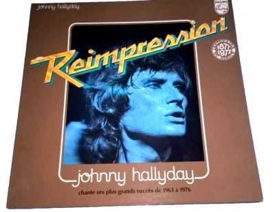 JOHNNY HALLYDAY, REIMPRESSION, 1977 FRENCH PHILIPS LABEL, R&R/POP, G/F, EX. - Image 1 of 4