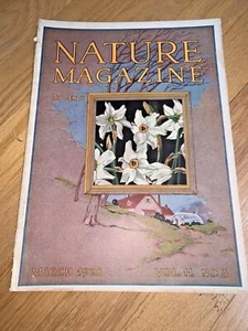 Mar 1928 NATURE Magazine - American Catdom / Black Widow / Wasatch Grizzly - Foto 1 di 12