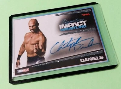 TNA 2011 Tristar Christopher Daniels Auto Autograph Signature Card /99 AEW - Image 1 of 2