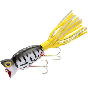 Arbogast Hula Popper 5/8 oz Fishing Lure - Coach Dog/Orange Belly