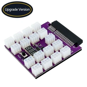 Convertidor adaptador placa de ruptura fuente de alimentación ATX 17x 6 pines 12 V para Ethereum BTC  - Imagen 1 de 6