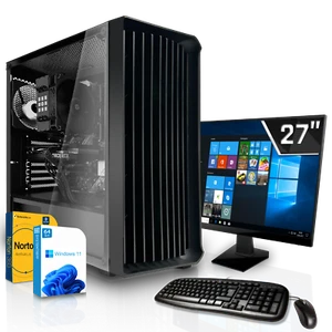 Office / Home Komplett Set PC•Intel i5-12400•16GB DDR5•512GB NVMe•27 Zoll TFT - Bild 1 von 6