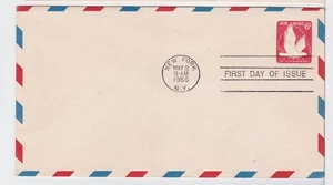 TurtlesTradingPost - 6 Cent Airmail Envelope #UC25- 1956 FDC - Picture 1 of 1