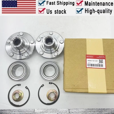 Front Wheel Hub Bearings Set For 2015-2019 Acura TLX 2013-2017 Honda Accord - Imagem 1 de 4