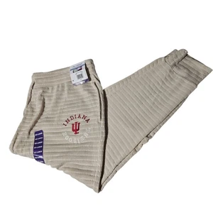 Indiana Hoosiers Repose Pants Womens Size XXL Beige Pleated Sweats  Liv Casual  - Picture 1 of 5