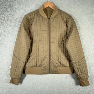 Lululemon Bomberjacke Damen 8 braun khaki Nonstop wendbar gesteppt Baumwolle - Bild 1 von 20