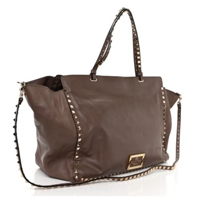 Valentino Rockstud Tote Large Beige Leather - Image 1 of 4