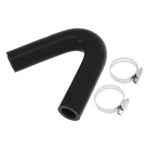 1 Set Silicone Elbow Coupler 0.87 Inch ID 135 Degree 4 Length Clamp, Black - Foto 1 di 7
