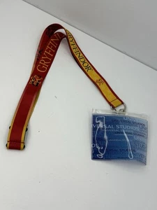 Harry Potter Gryffindor Crest Lanyard Ticket Holder Universal Studios 2024 - Picture 1 of 5