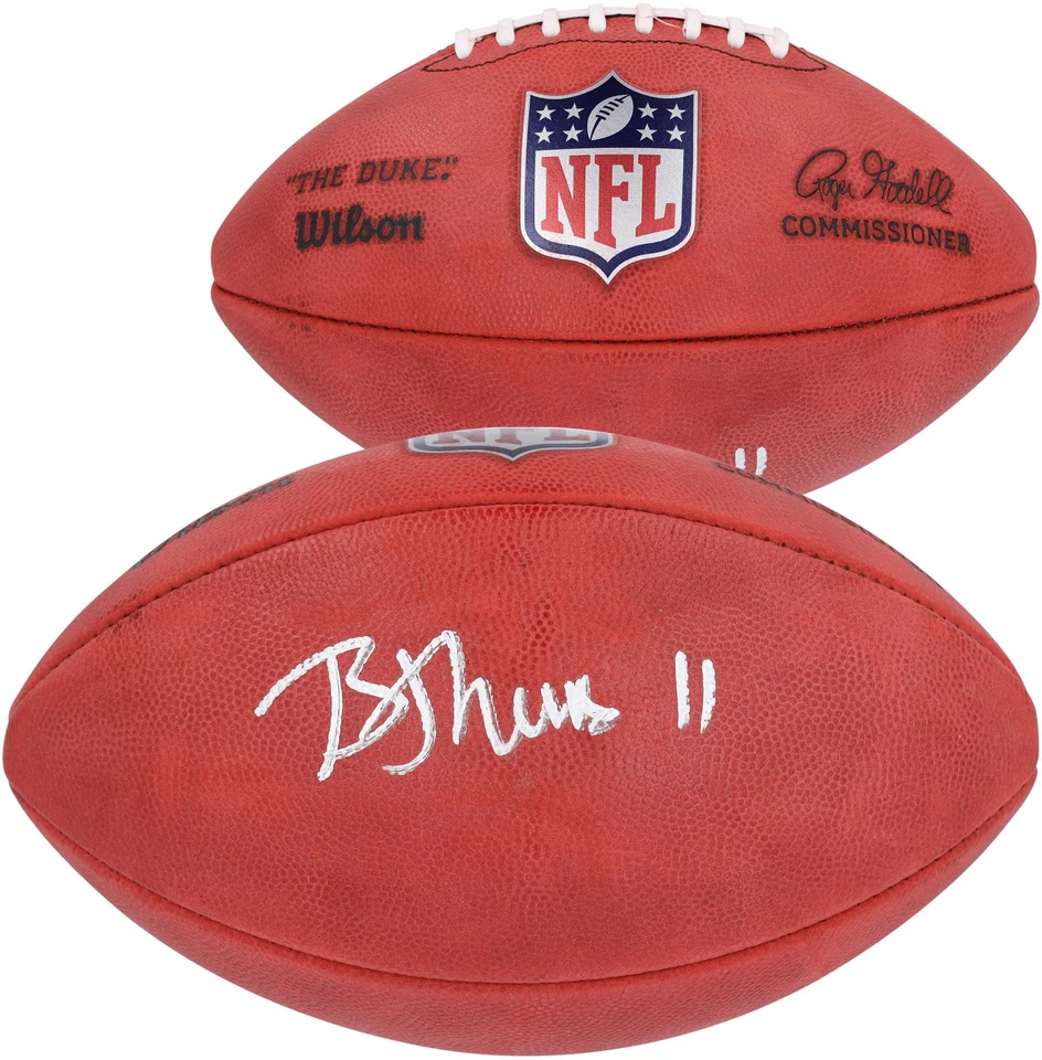 Brian Thomas Jr. Jacksonville Jaguars Signed Wilson Full Color Duke Football - Image 1 of 4