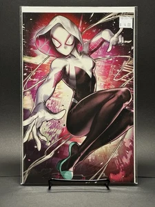 SPIDER-GWEN GHOST SPIDER 1 BATTLE LINES VIRGIN VARIANT SUJIN JO MARVEL NM - Picture 1 of 1
