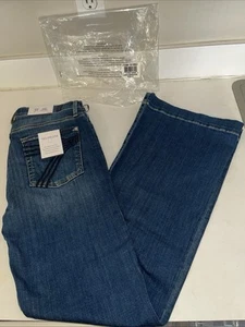 Pantalone 7 For All Mankind Dojo originale 7U452912 ricamo oro 7 donna tg 31 - Foto 1 di 18