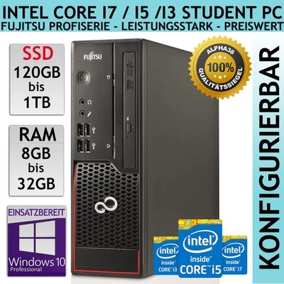 Fujitsu ESPRIMO C720 SFF Gratuito Konfigurierbar Fino Intel i7 32 GB RAM 1 TB - Immagine 1 di 3
