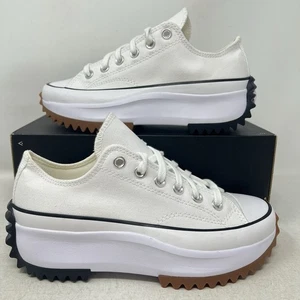 Converse Run Star Hike Plateau Lift Low Canvas weiß Damen 7 Schuhe B-Ware - Bild 1 von 7
