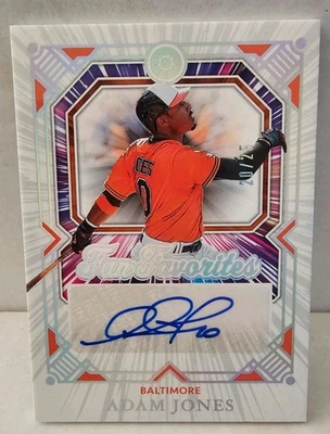 Panini Boys Of Summer 2025 Adam Jones Fan Favorites Holo Silver Auto/25... NO 12 Foto 1 de 2