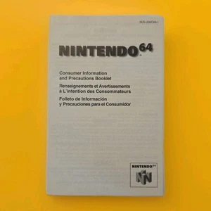 Nintendo 64 N64 Consumer Information and Precautions Booklet NUS-USA/CAN - Bild 1 von 6