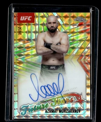 2025 Topps Chrome UFC #FSA-AM Azamat Murzakanov Future Stars Auto Gold #/50 - Image 1 of 2