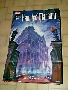 Poster promozionale fumetto Haunted Mansion 24 x 36 Marvel 2016 E.M. Gist Disney Kingdoms - Foto 1 di 3