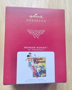 2021 Hallmark Keepsake DC Comics Wonder Woman 80th Anniversary Ornament - NEW - Picture 1 of 2
