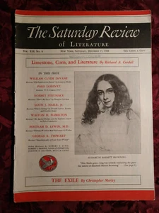 Saturday Review December 17 1938 ELIZABETH BARRETT BROWNING - Picture 1 of 1