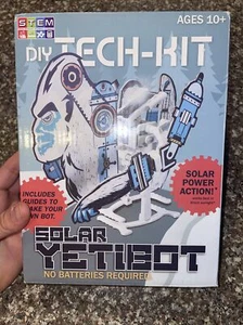 DIY Tech-Kit Solar YetiBot Build Your Own Yeti Robot ~ Powered By The Sun. New! - Picture 1 of 4