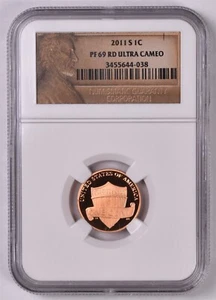 2011-S Lincoln Shield Penny Cent - NGC PF69 ULTRA CAMEO - Picture 1 of 2