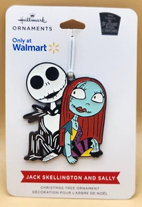 Hallmark THE NIGHTMARE BEFORE CHRISTMAS Jack Skellington And Sally Ornament, NEU - Bild 1 von 8