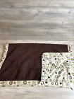Carters Green Brown Tan Cream Baby Blanket Circles Dots 30x40 Security Lovey