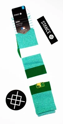 Stance x MLB St Patty's Day Socks 'DMND Pro Saint P OTC' | L | OTC | NWT | 2018 - Image 1 of 3