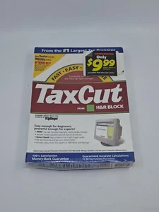 H&R Block Tax Cut Premium 2001 Tax Year Windows and Mac CD New SEALED - Picture 1 of 2