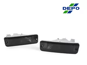 240sx Smoked Bumper Signal Light For 1989-1990 Nissan 240SX S13 1990-1992 Stanza - Picture 1 of 1