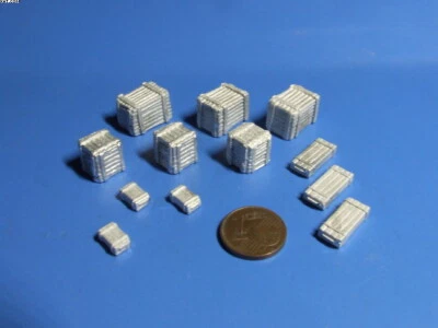 IMPERIAL-MODELLBAU NEU - großes Kistenset, Maßstab - 1:72