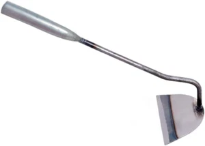 1Pc Iron Handled Seeding Hoe Handheld Hoe Weeding Farming Tool Garden Rake Hoe W - Picture 1 of 12