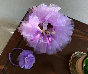 Play Wonder Girls Purple Tutu Ballet Dance Dress Wear Party Skirt Costume Set - Picture 1 of 3