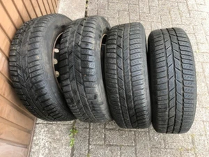 4xkomplette Wintereifen+Felgen 185/65R14 86T für Peugeot 207,Partner,Citroen C3 - Bild 1 von 14