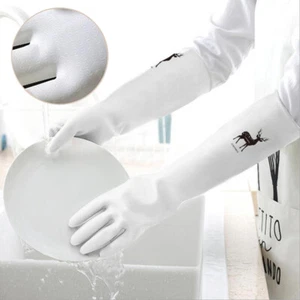 1 Pair Washing Up Gloves Kitchen Dish Washing Laundry Household Rubber Glove*qn - Picture 1 of 8