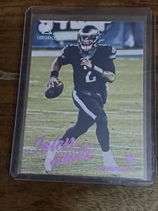 Jalen Hurts 2020 Panini Luminance Pink #210 CHRONICLES (RC) Philadelphia Eagles - Bild 1 von 2