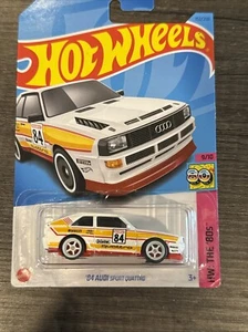 2023 Hot Wheels Audi '84 Sport Quattro (white) #152 w/Real Riders SUPER CUSTOM - Picture 1 of 6