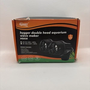 hygger Double Head Wave Maker Aquarium Circulation Pump Submersible Powerhead - Picture 1 of 6